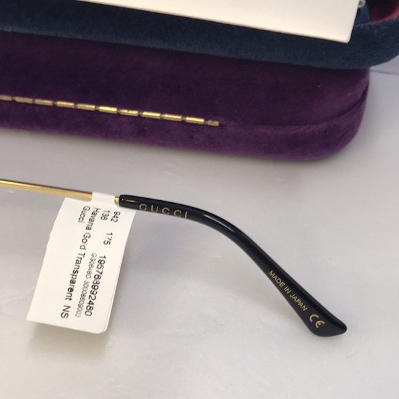 💯 - New Authentic GUCCI GG0648O square-frame tortoiseshell optical glasses - Picture 16 of 16